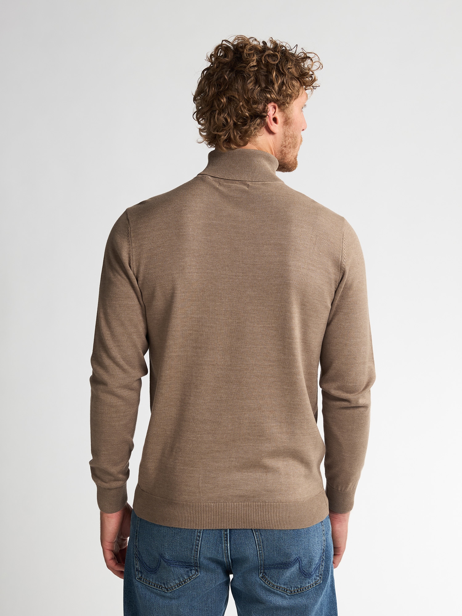 Petrol Industries Rollkragenpullover »Men Knitwear Collar Basi«, Pflegeleichter Materialmix mit Baumwollanteil