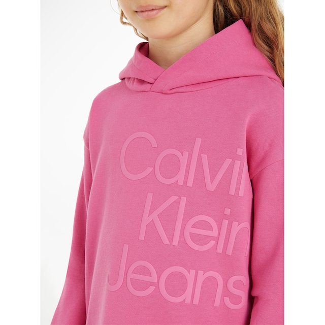 ✵ Calvin Klein Jeans Sweatkleid »PUFF HERO LOGO LS HOODIE DRESS«, für  Kinder bis 16 Jahre günstig entdecken | Jelmoli-Versand