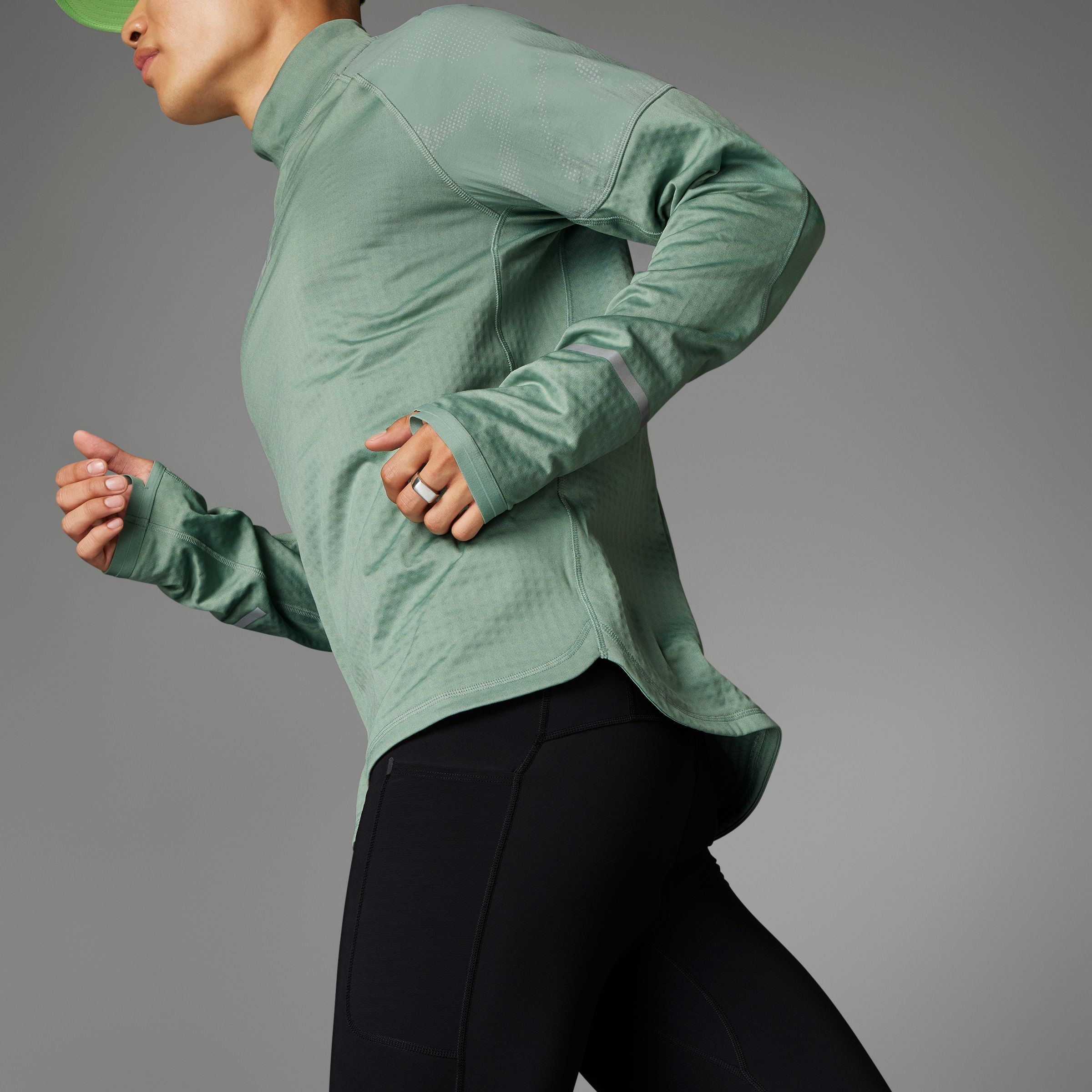 adidas Performance Rollkragenshirt »ULT HIVIS 1/2 M«, Running Langarmshirt
