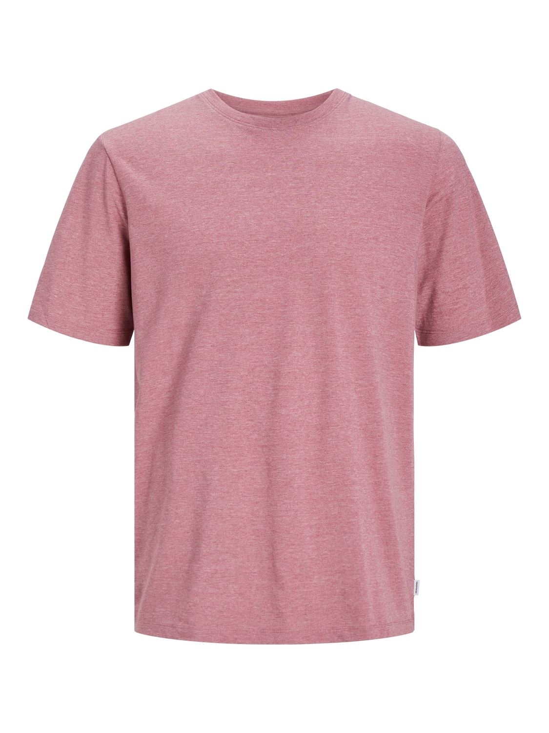 Jack & Jones Rundhalsshirt »JJEORGANIC MELANGE TEE SS O-NECK NOOS«, in Melange Optik