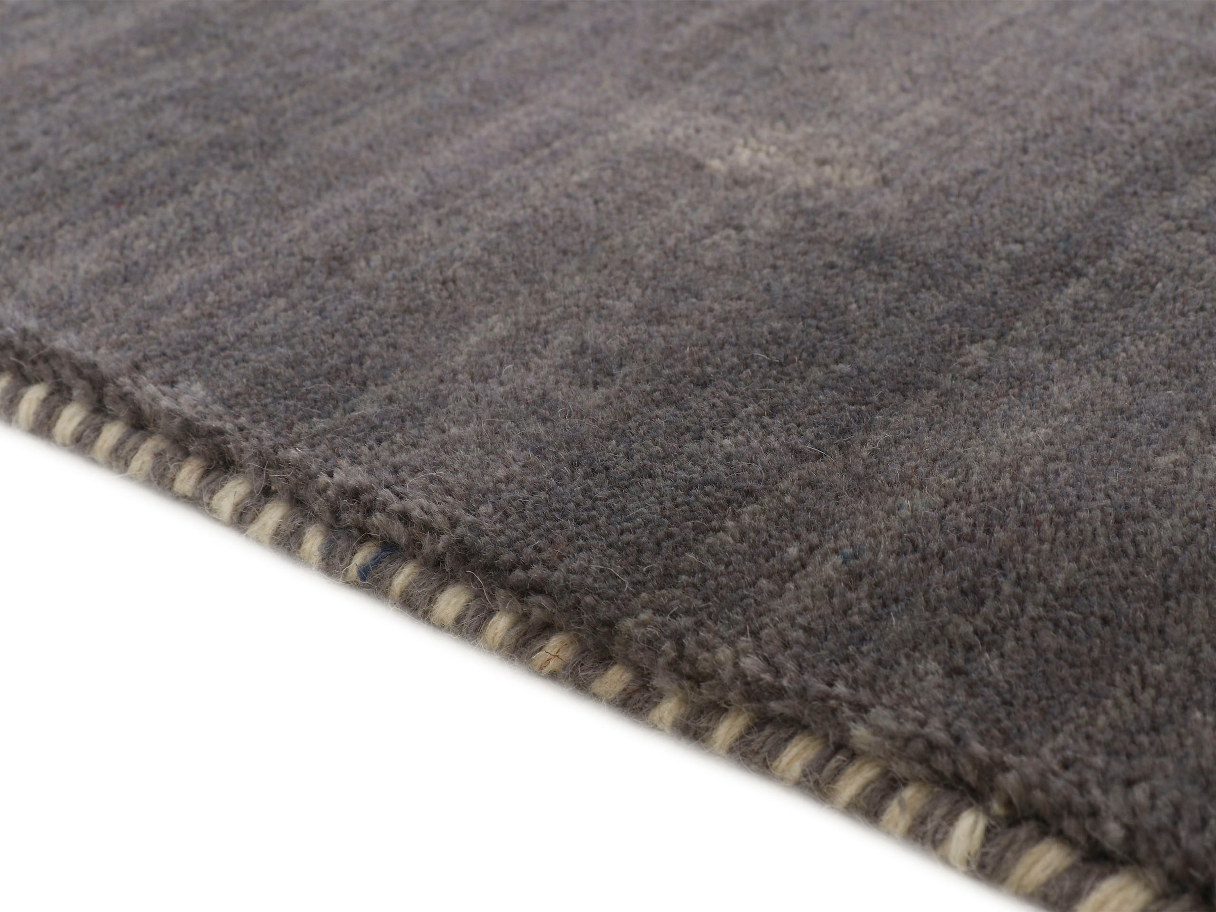 carpetfine Wollteppich »Gabbeh Uni, auch als Läufer erhältlich«, rechteckig, 15 mm Höhe, reine Wolle, handgewebt, Gabbeh Loom Tiermotiv, grosse Farbauswahl