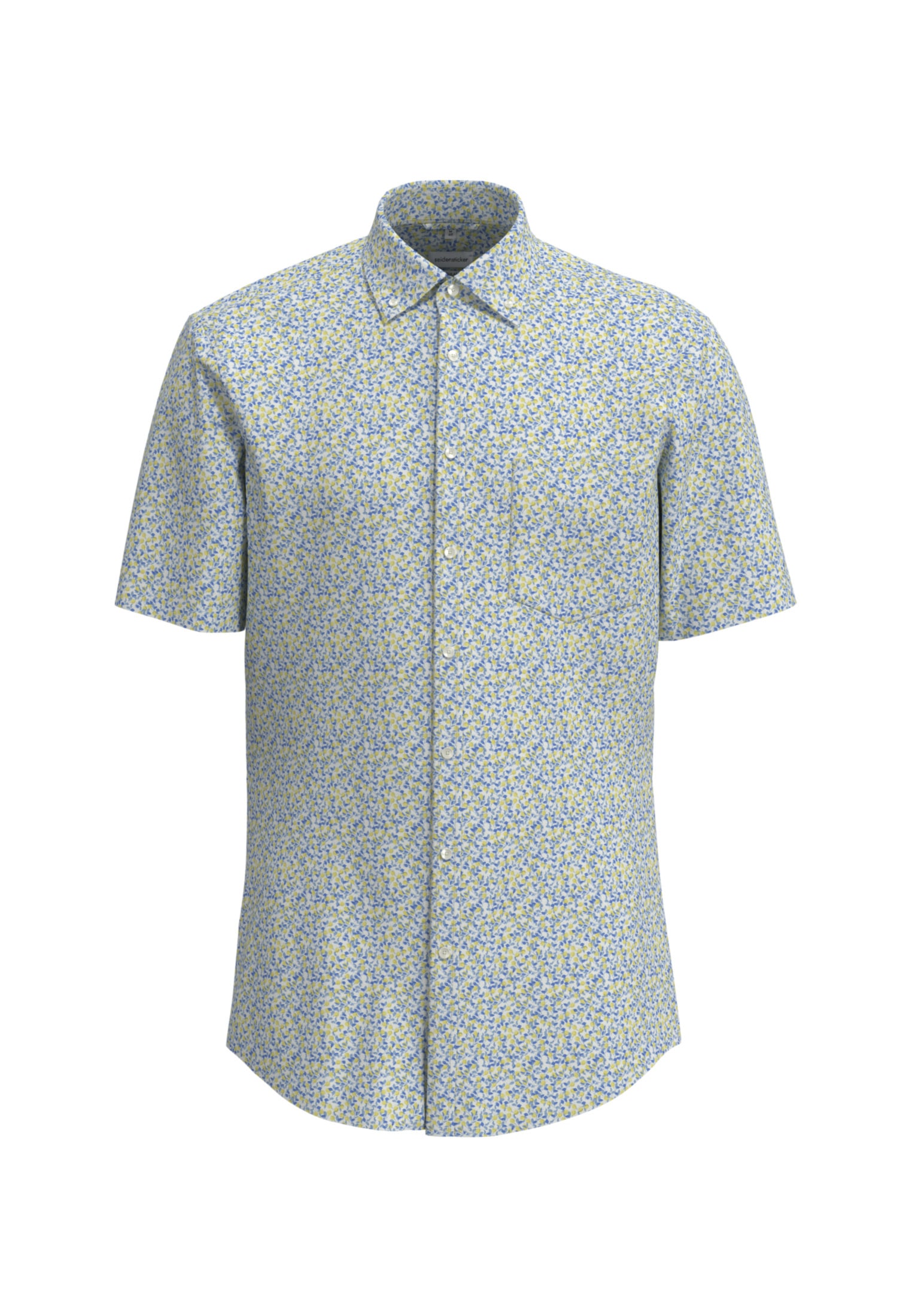 seidensticker Businesshemd »Regular« Regular 1/2 Button-Down-Kragen Druck