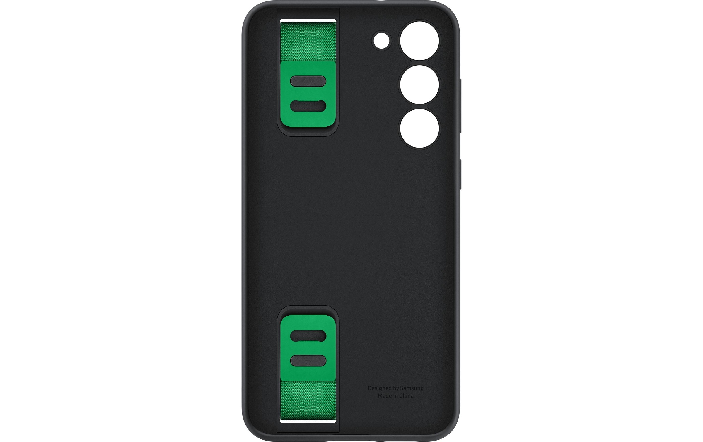 Handyhülle »Silicone Grip Cover Black«, Samsung Galaxy S23+