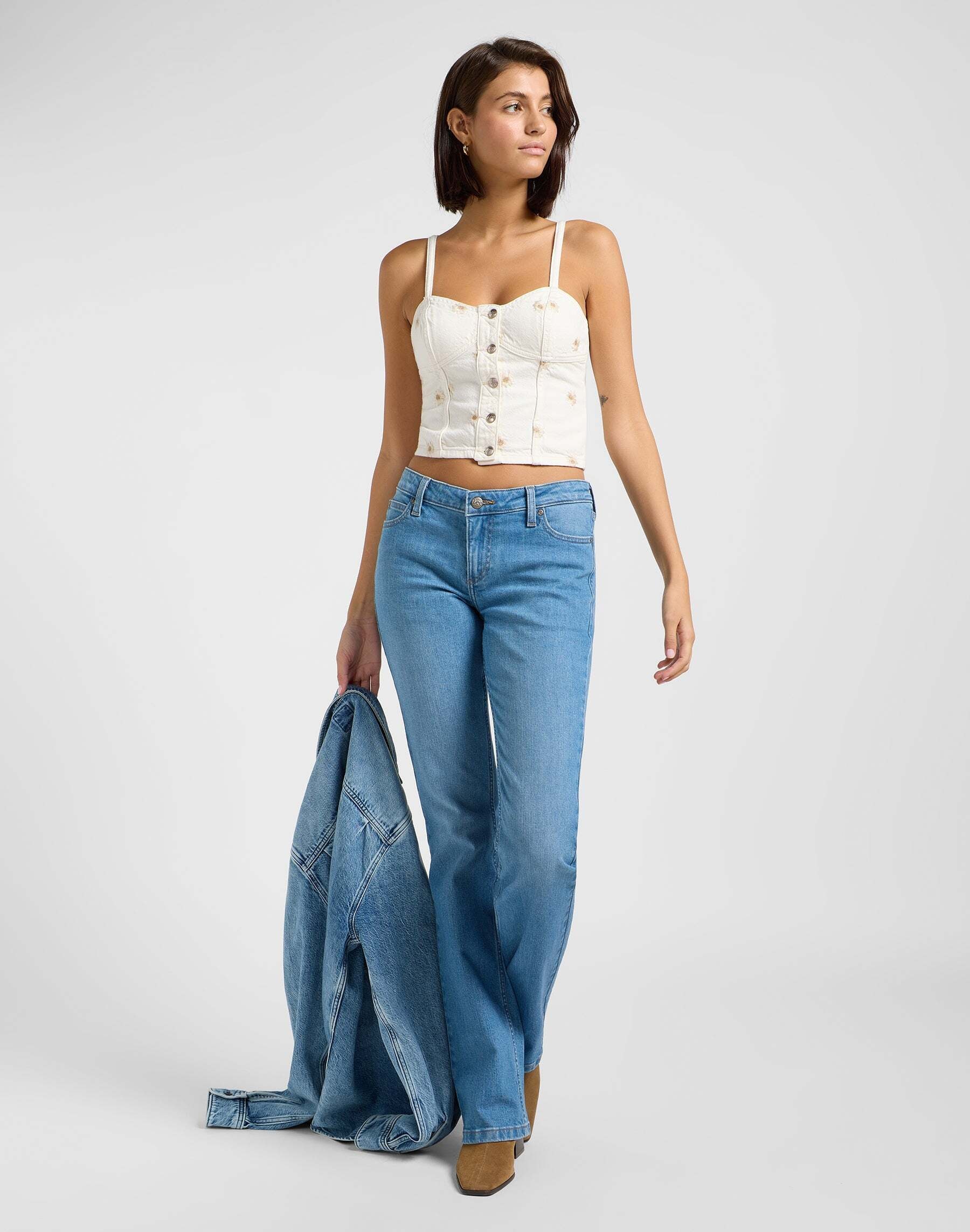 Lee® Kurzarmbluse »LEE Top Embroidery Top«