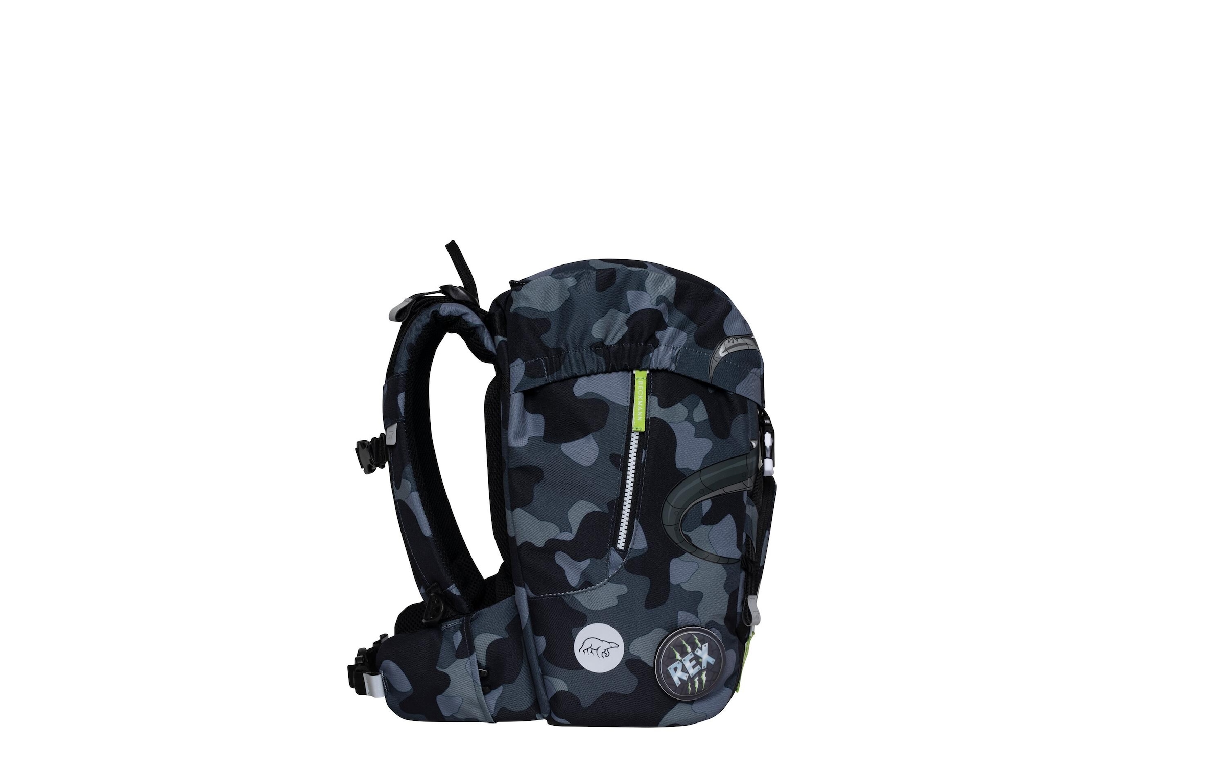 Beckmann Schulrucksack »Classic Set Camo Rex 6-teilig«