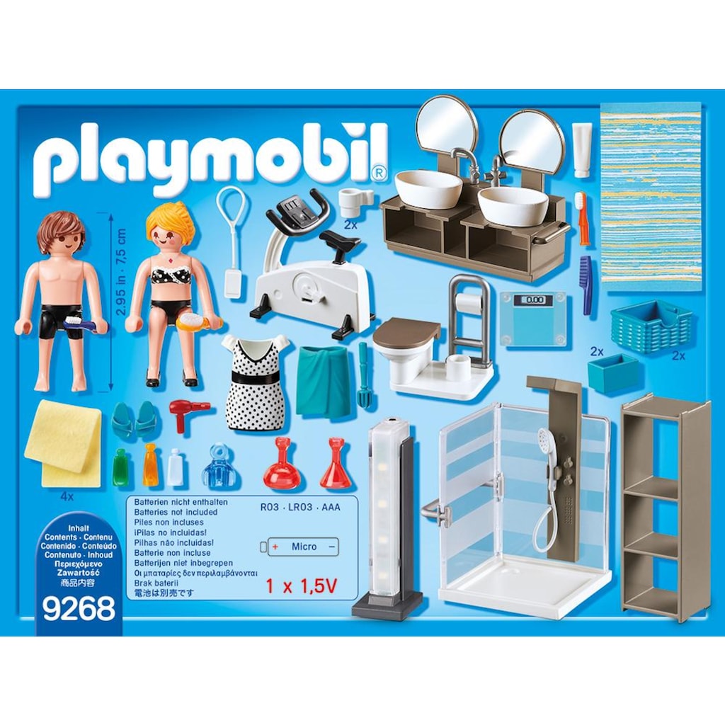 Playmobil® Konstruktions-Spielset »Badezimmer (9268), City Life«