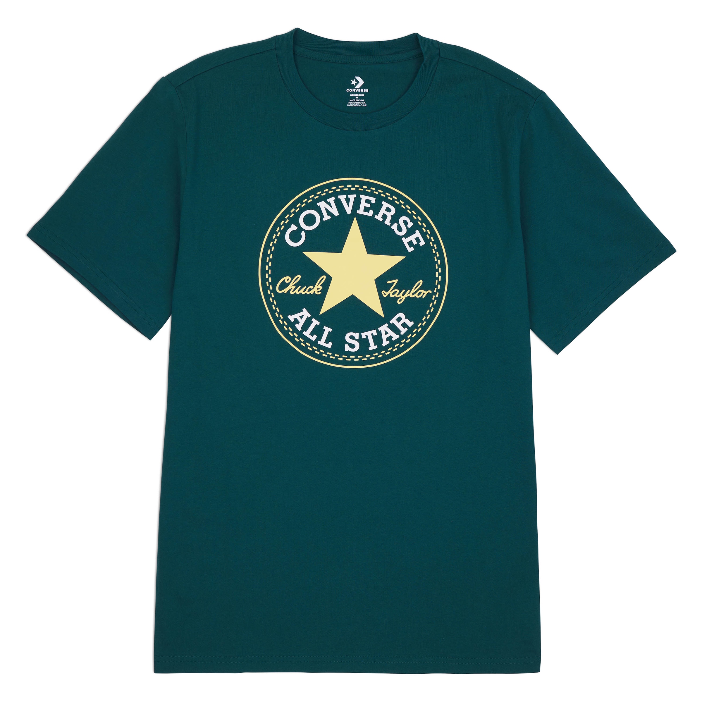 Converse T-Shirt »UNISEX CONVERSE GO-TO ALL STAR PATCH LOGO STANDARD FIT T-SHIRT«, (1 tlg.)