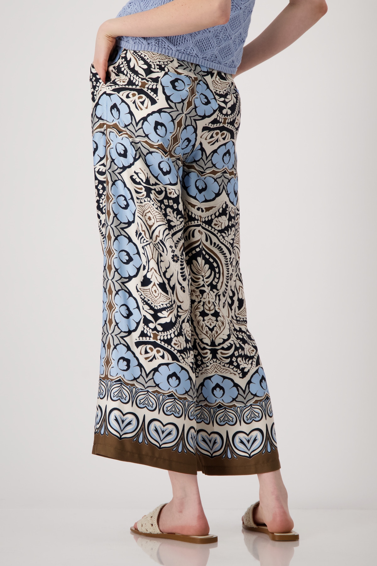 Monari Palazzohose, mit Alloverprint