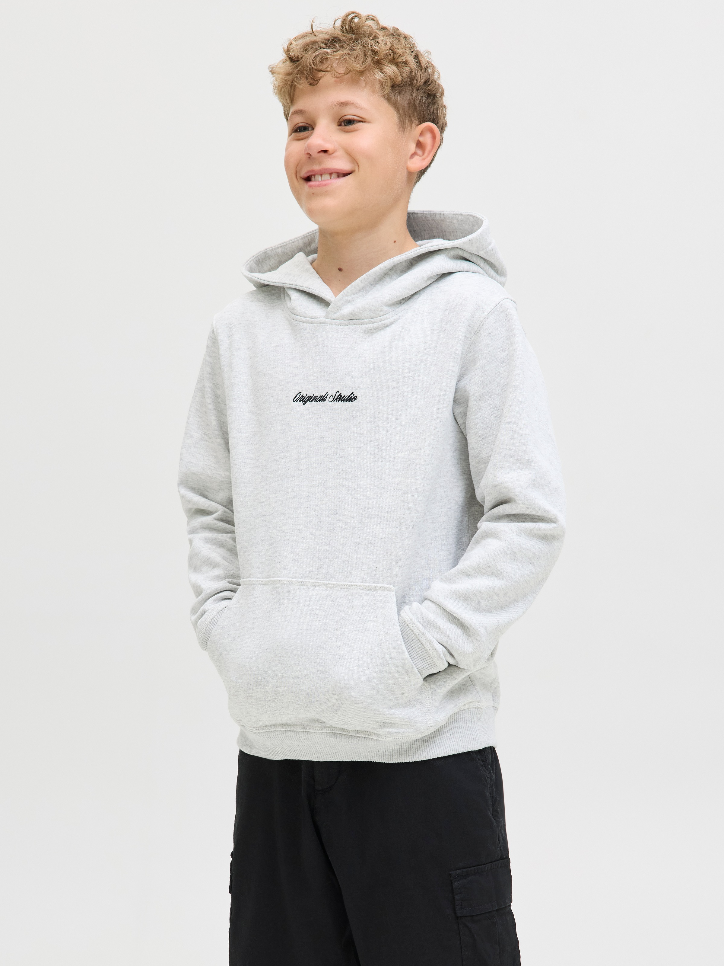 Jack & Jones Junior Kapuzensweatshirt »JORNORREBRO EMB SWEAT HOOD NOOS JNR«