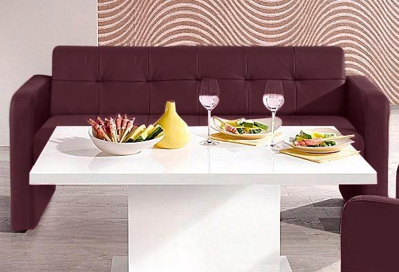 exxpo - sofa fashion Sitzbank »Barista Küchensofa, kompakte Stellmasse, Sitzhöhe 49cm«, mit Rückenlehne