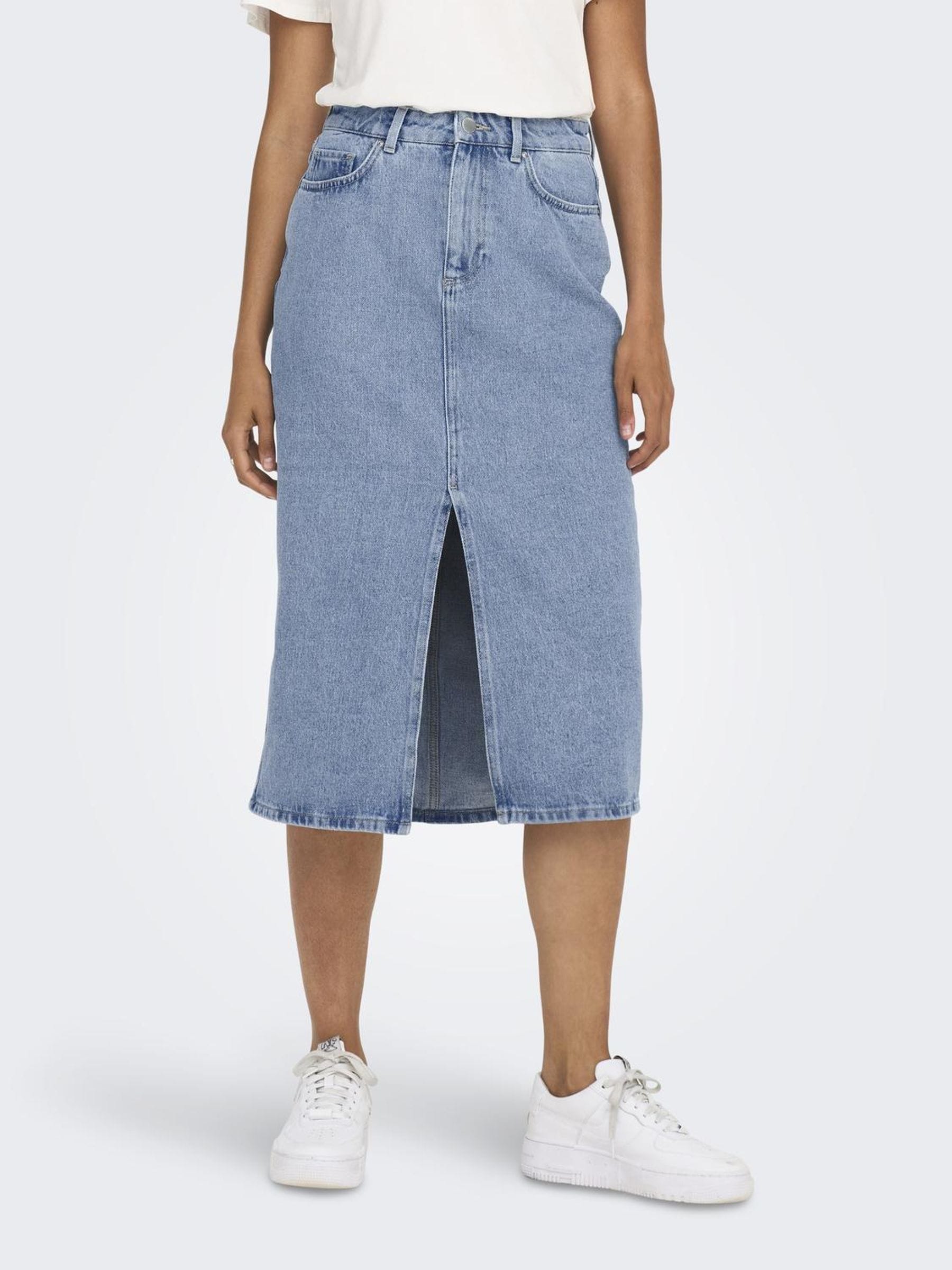 ONLY Jeansrock »ONLBIANCA MIDI SKIRT DNM REA NOOS«