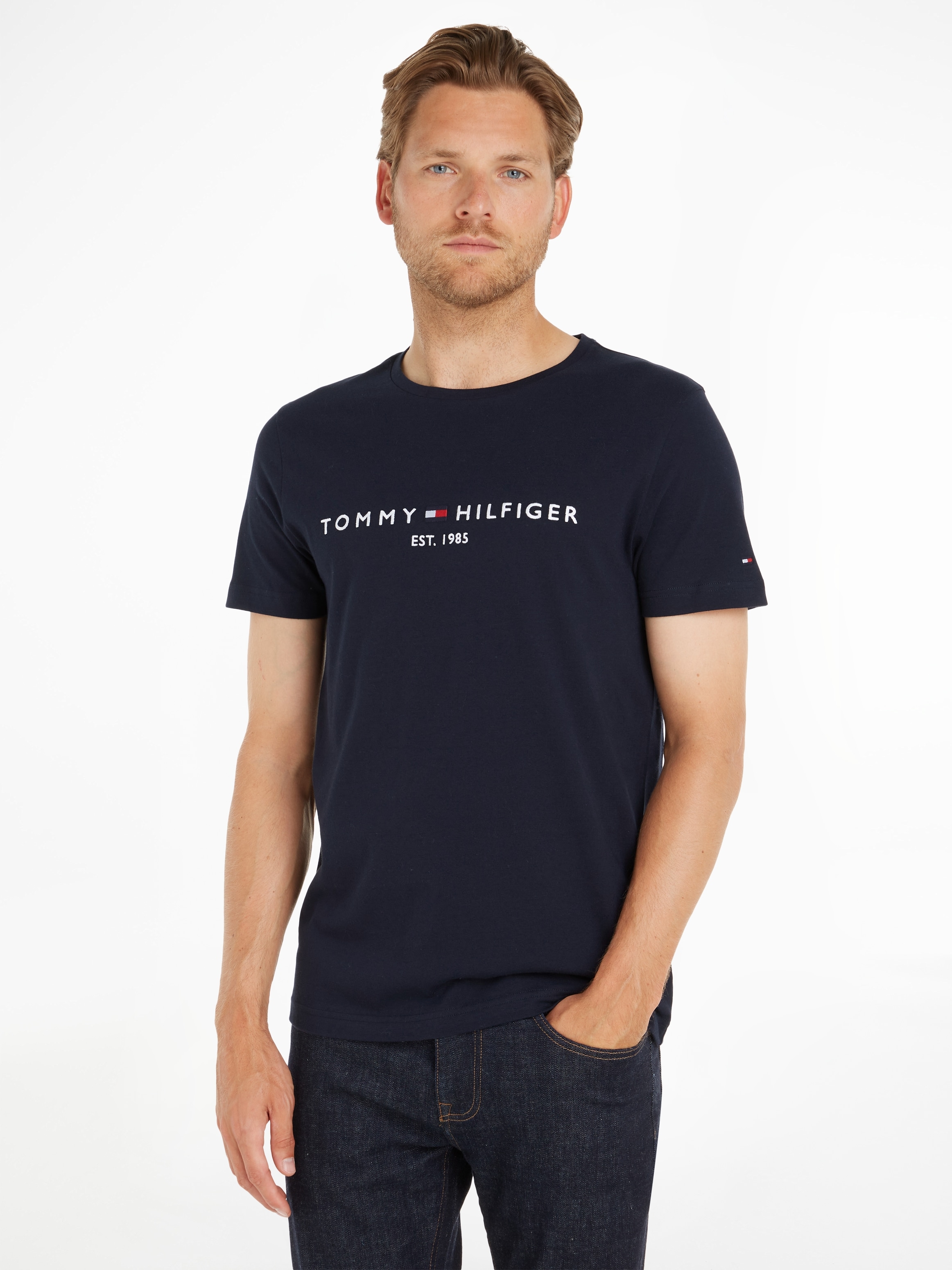 online | FLAG Tommy TEE« »TOMMY HILFIGER shoppen T-Shirt Jelmoli-Versand Hilfiger