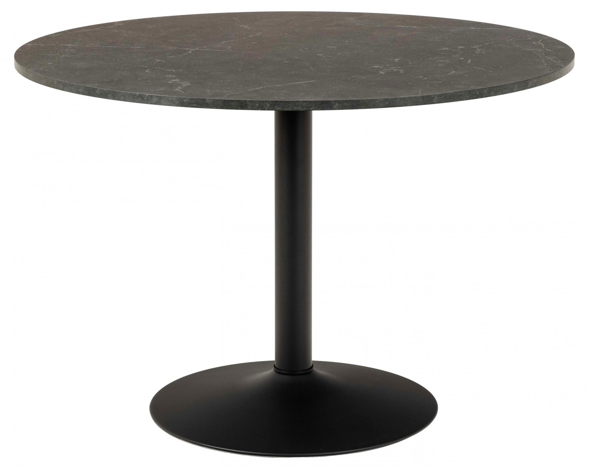 Ibiza Round Dining Table in Black, none