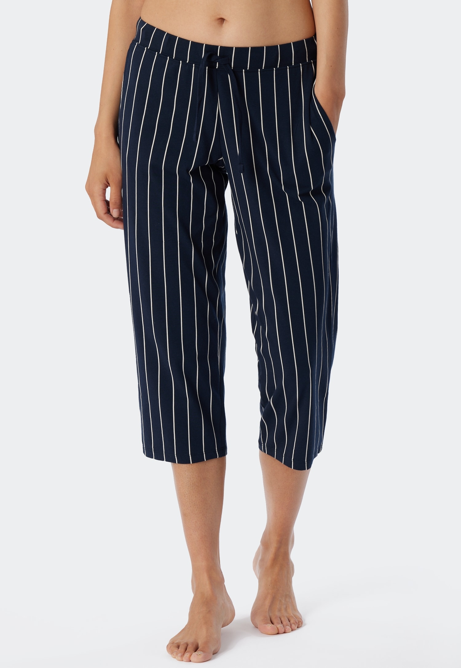 Schiesser 3/4-Hose »Mix + Relax« seitliche Taschen, Bindeband