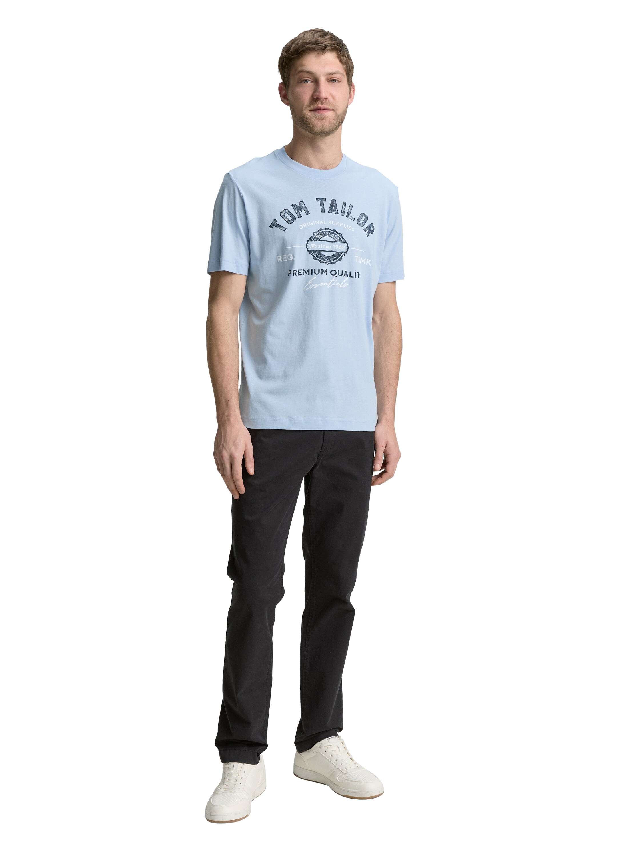 TOM TAILOR T-Shirt, mit grossem Logofrontprint
