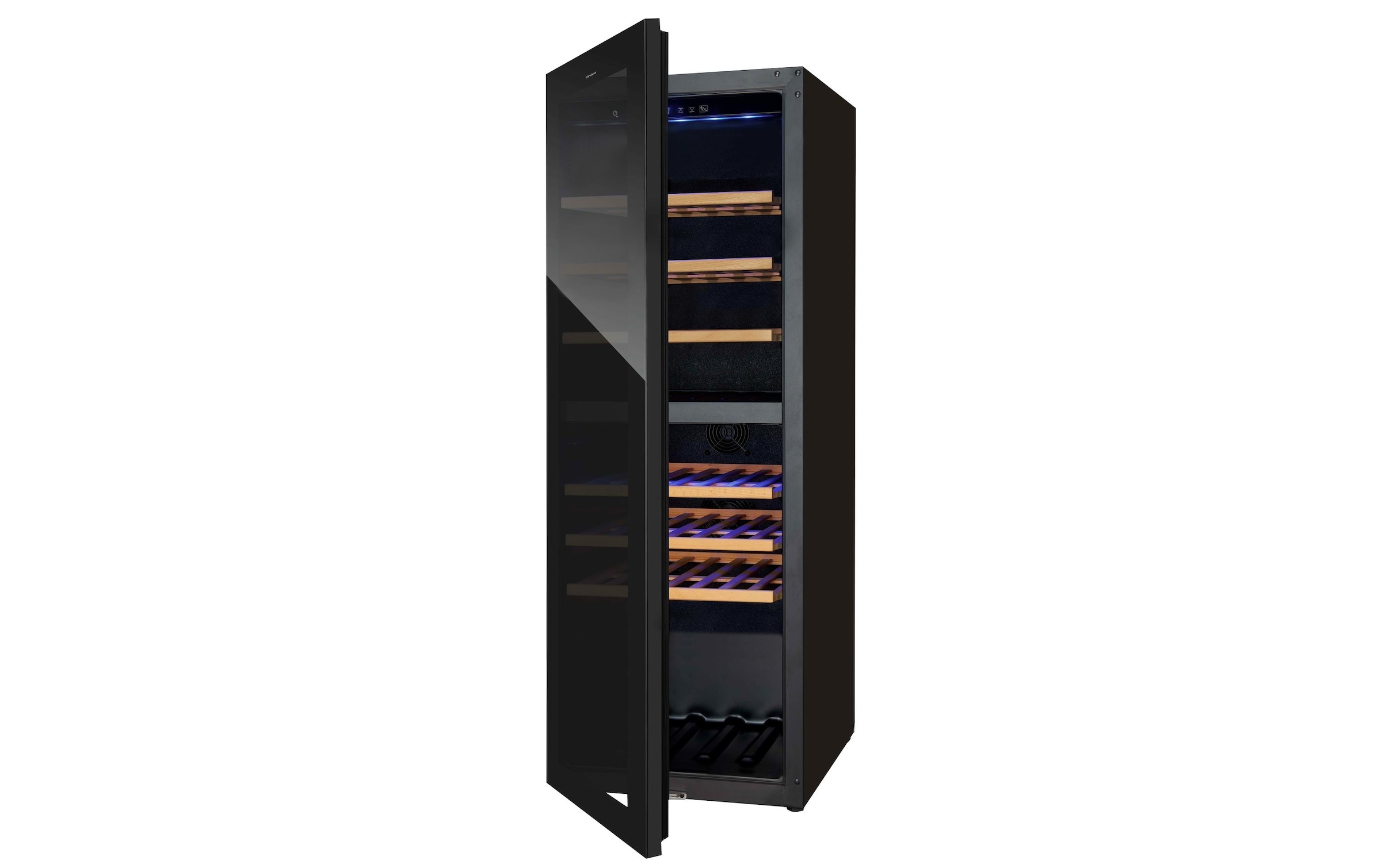 Trisa Weinkühlschrank »291l, links«, für 98 St. Standardflaschen á 075l, Holzart: Buche (Rumänien)