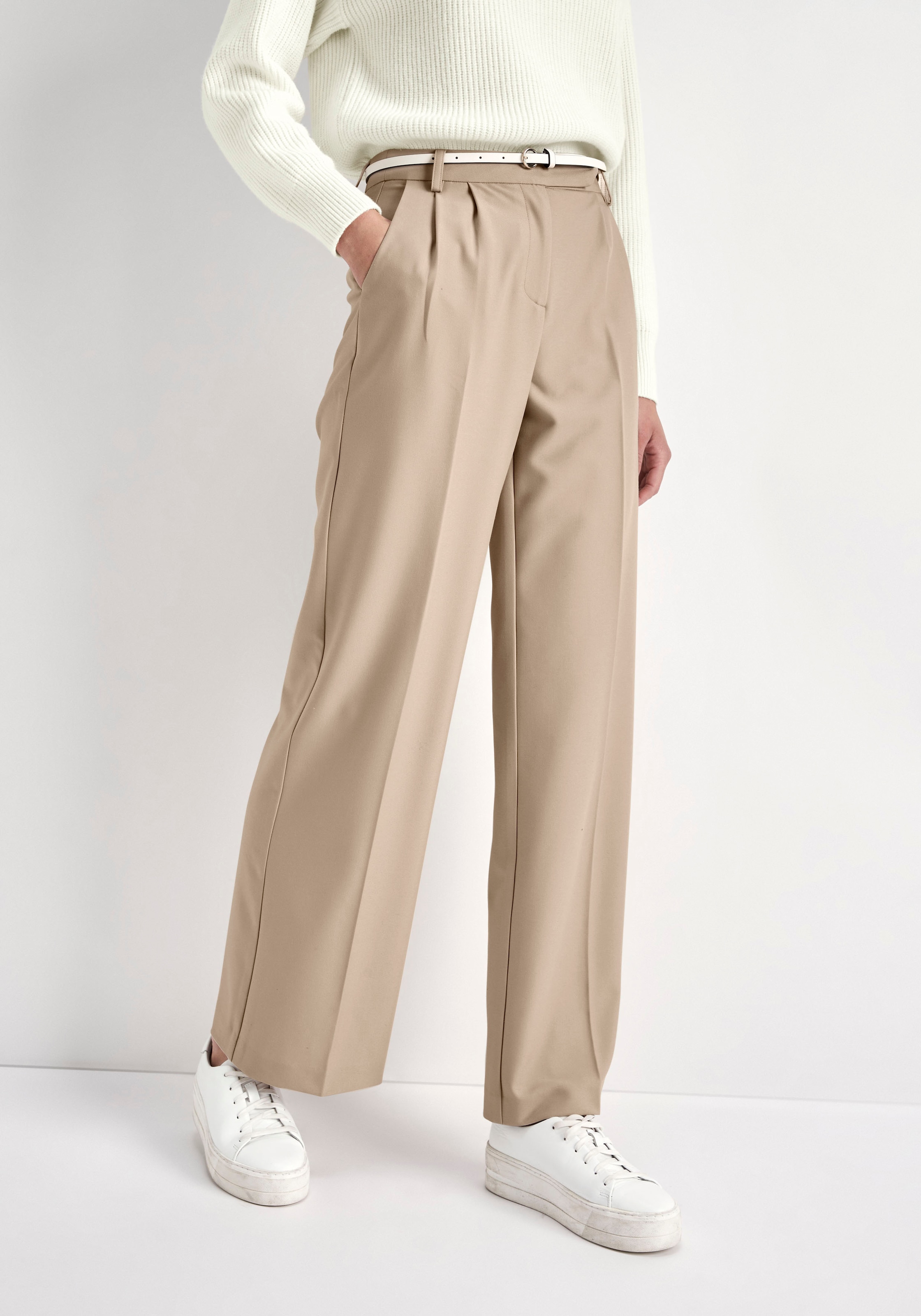 HECHTER PARIS Anzughose, mit weitem | online Bein shoppen Jelmoli-Versand