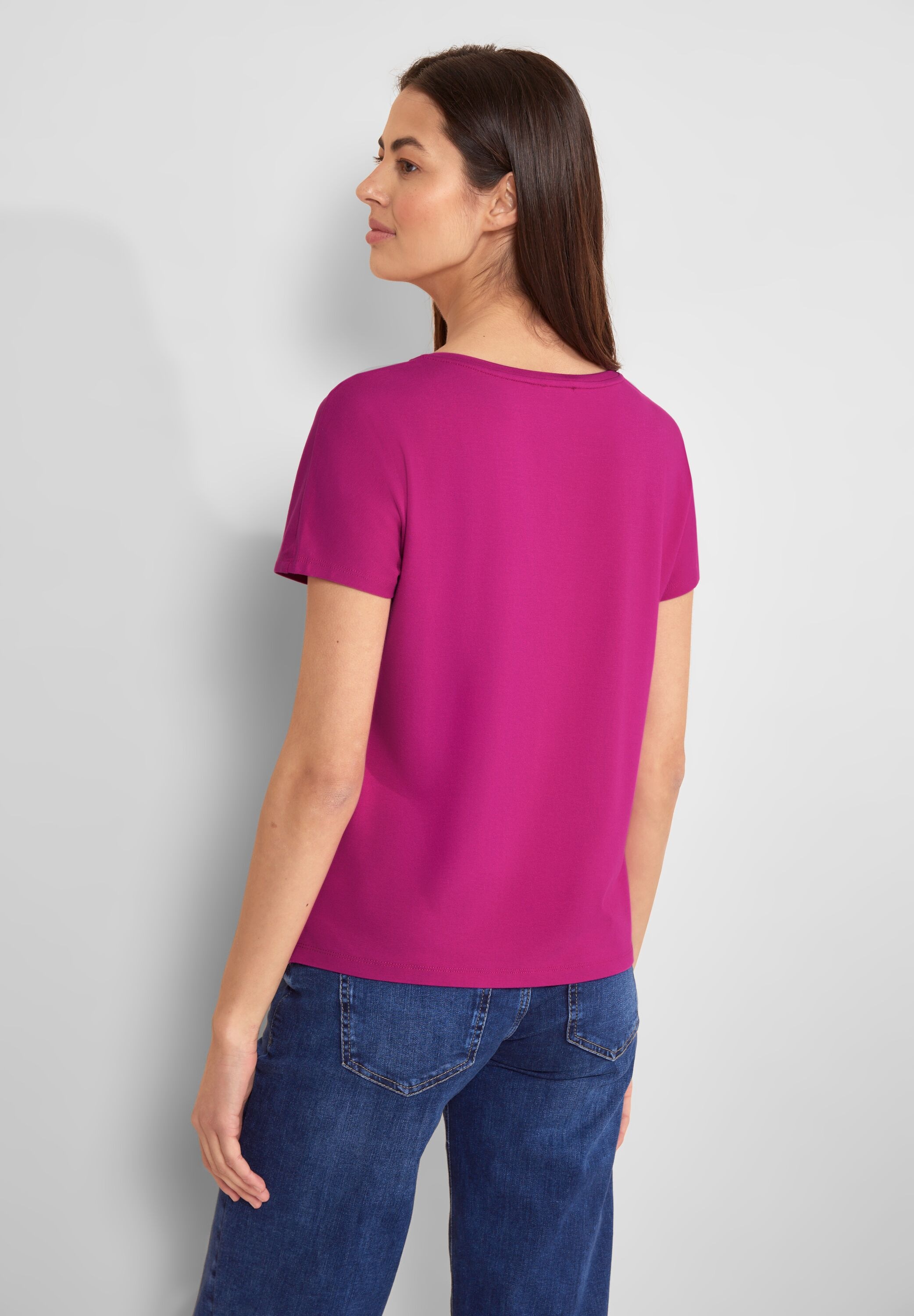 STREET ONE Shirttop, in Unifarbe
