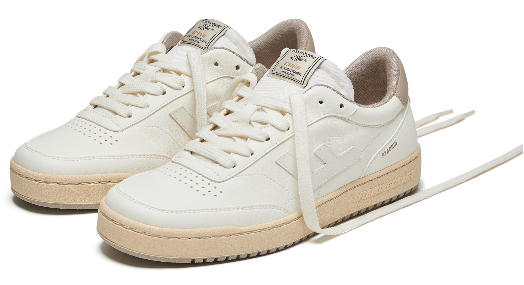 Flamingos Life Sneaker »STADION« vegane Sneaker, Obermaterial aus 68% Maisresten