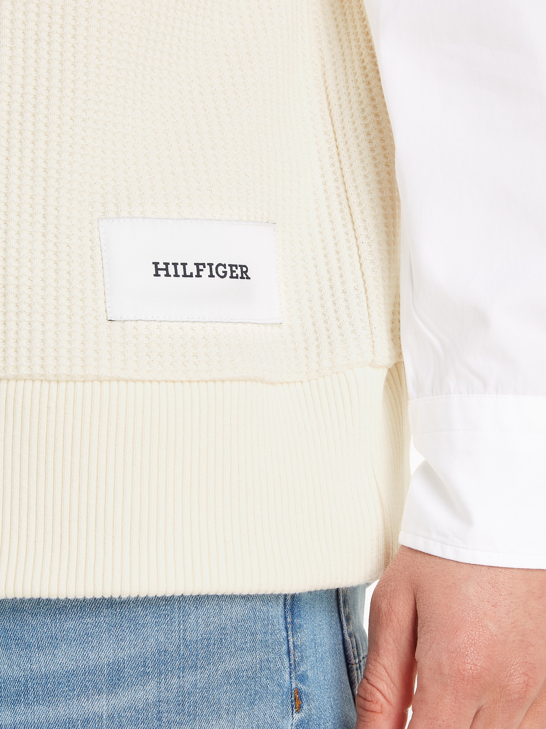 Tommy Hilfiger Pullunder »MONOTYPE WAFFLE VEST«