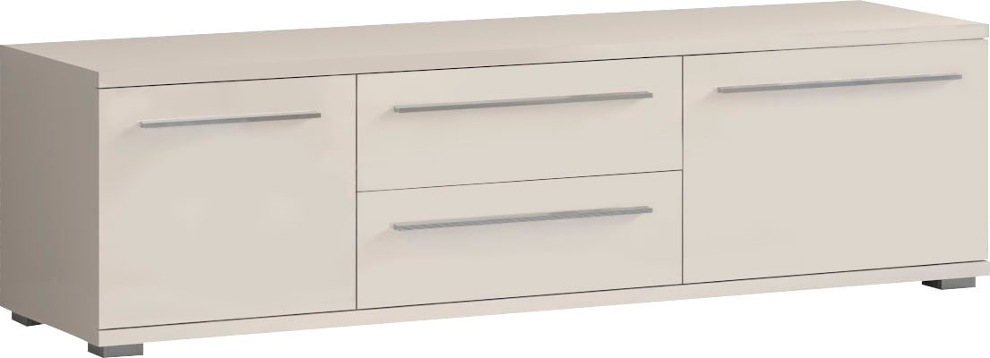 Places of Style Lowboard »Piano TV-Kommode in Breite 165 oder 180 cm mit Soft-Close-Funktion«, Hochglanz UV-lackiert, Br 180 cm mit versch. Tür- und Schubkastenmasse