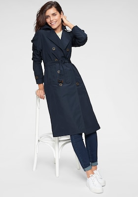 Blauer Damen Trenchcoat