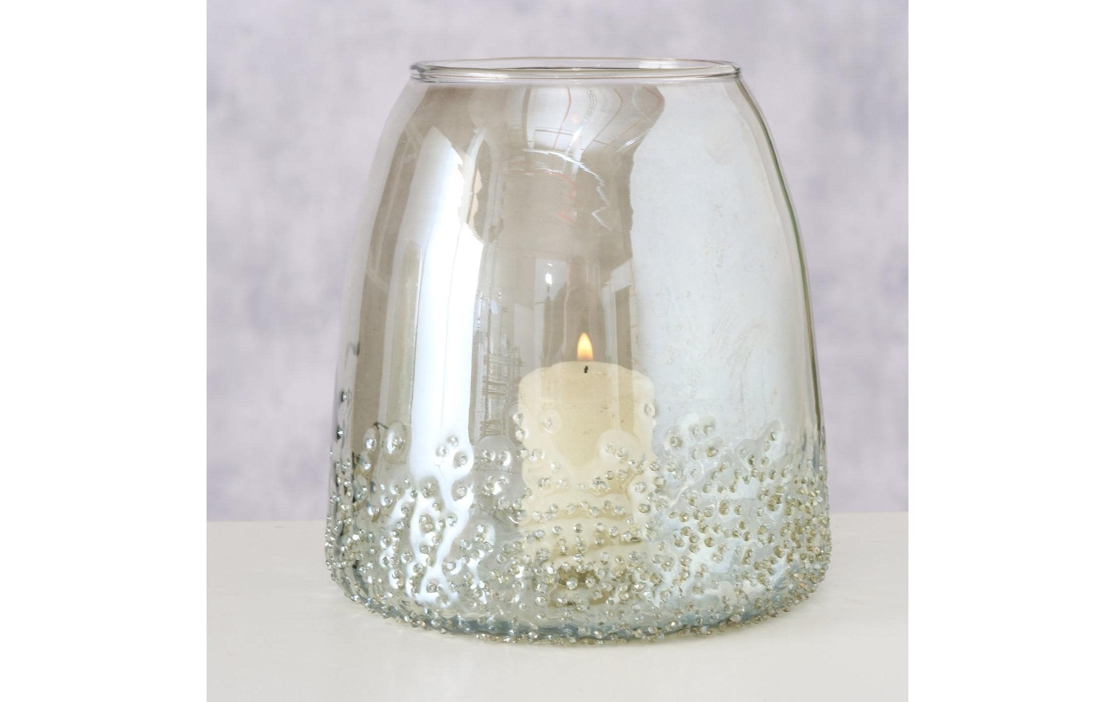 BOLTZE Windlicht »Claysi 15 cm Glas«