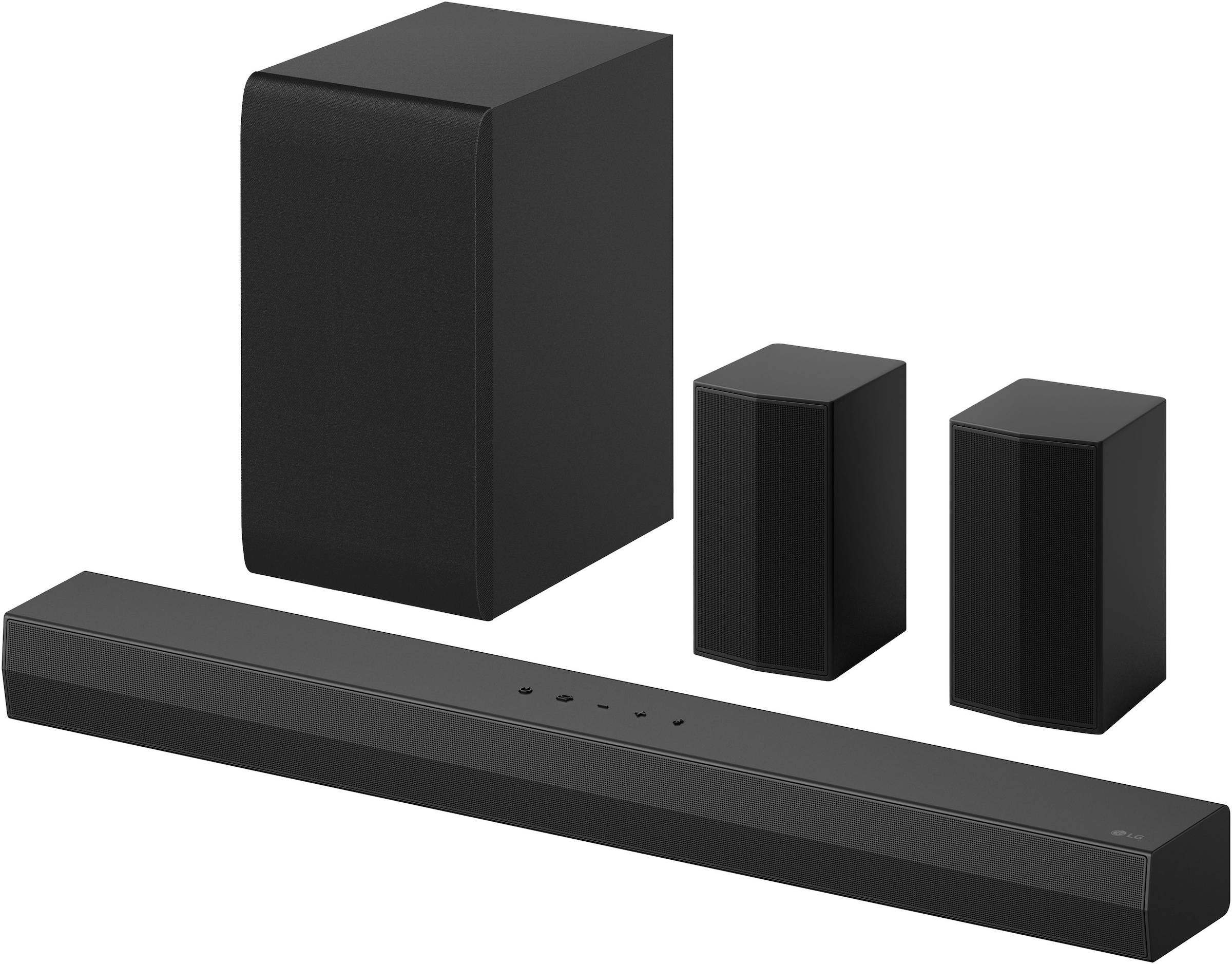 LG Soundbar "DS40TR" 4.1 (Bluetooth App-Steuerung  Automatische Abschaltung  Equalizer  Kabelloser Surround  Lautstärkeanpassung  Nacht Modus  Steuerung per TV Fernbedienung 400 W)