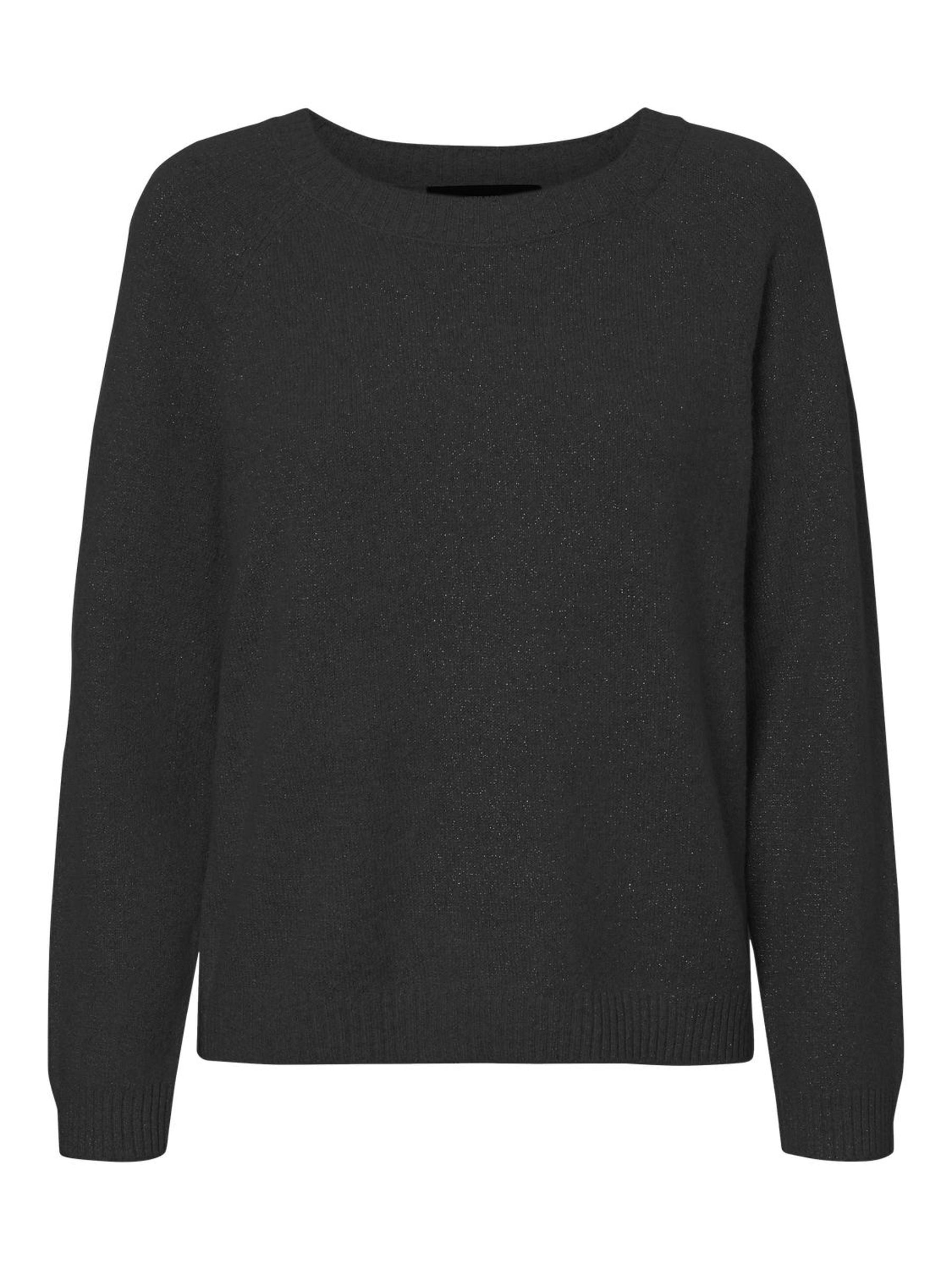 Vero Moda Rundhalspullover »VMDOFFYSHINE LS O-NECK BLOUSE REP NOOS«