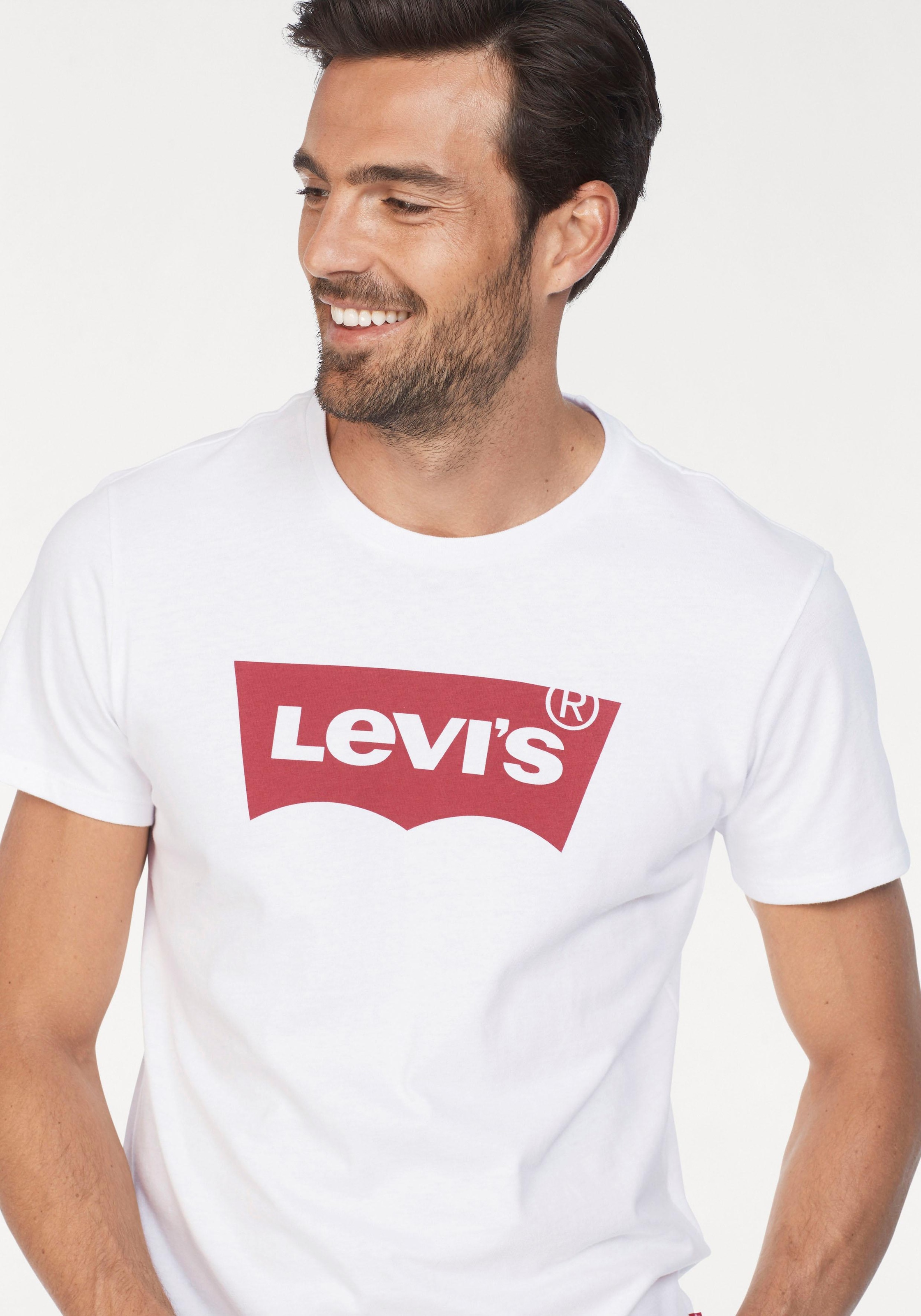 Levi's® T-Shirt »Batwing Logo Tee«, mit Logo-Front-Print