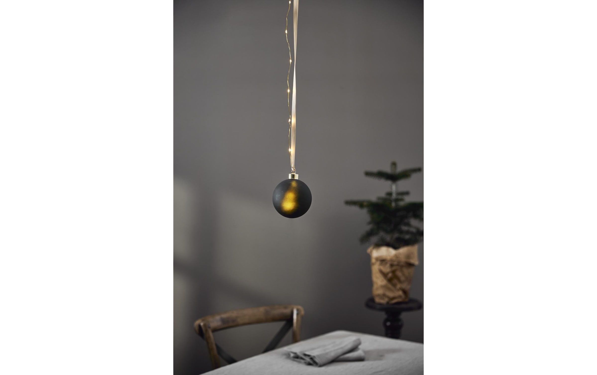 STAR TRADING Weihnachtsbaumkugel »Kugel Bliss, 10 cm, Grün«