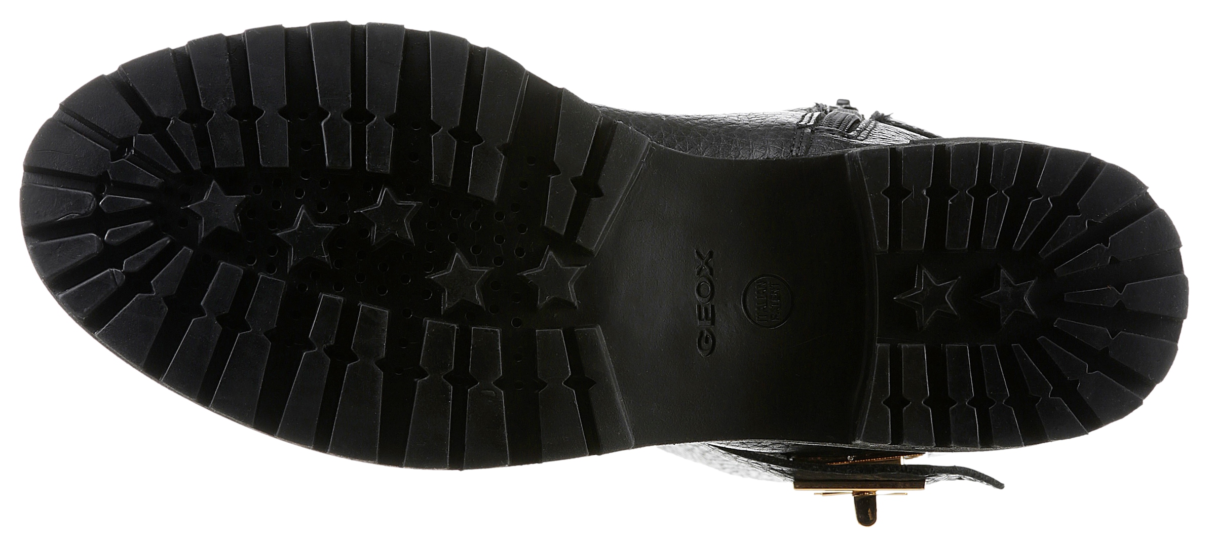 Geox Stiefel »D HOARA«, Langschaft Stiefel, Festtagsschuh, Elegante Stiefel mit Reissverschluss