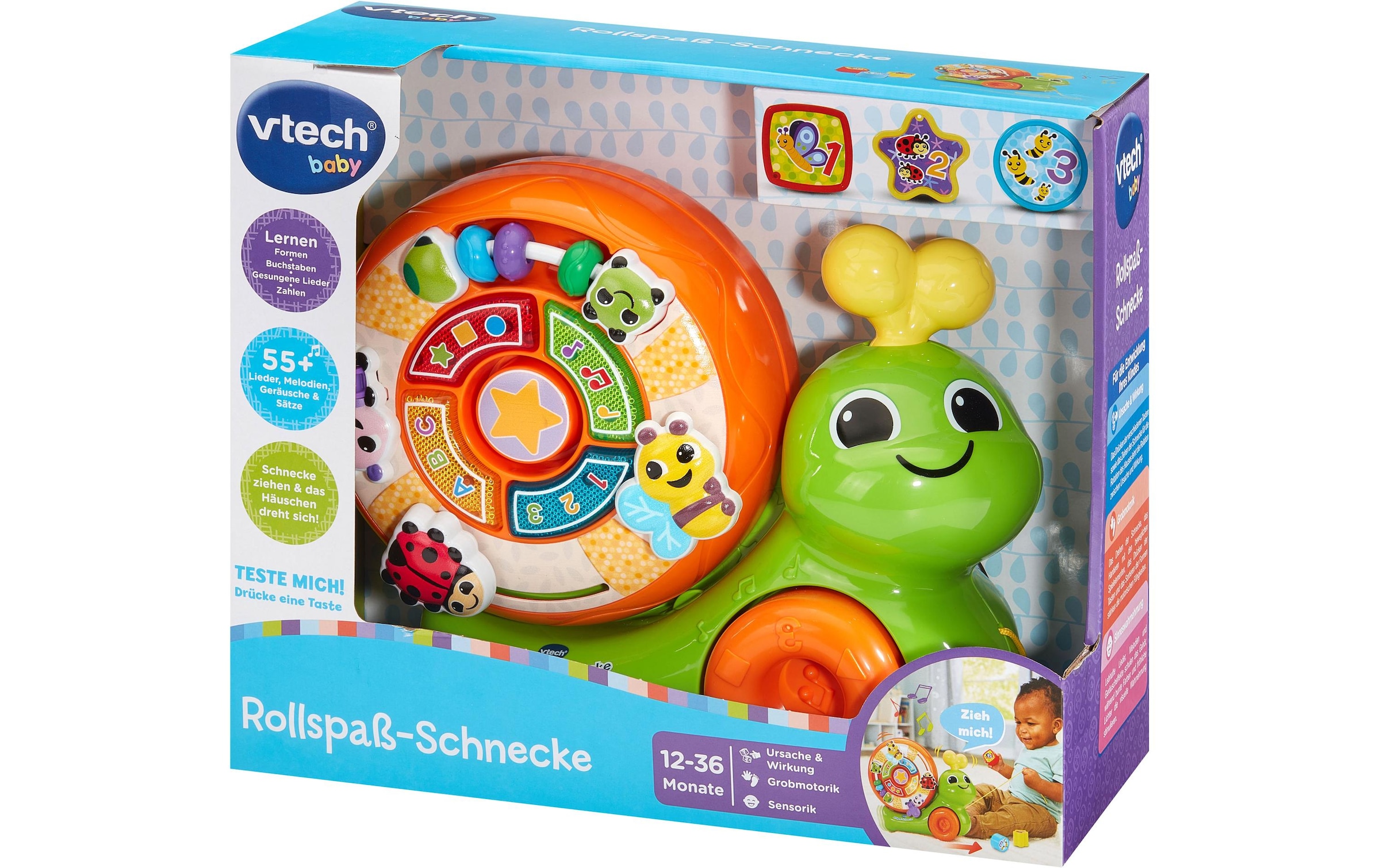 Vtech® Lernspielzeug »Rollspass-Schnecke -DE-«