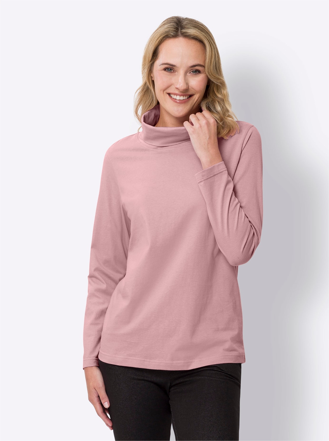 Classic Basics Rollkragenshirt »Rollkragen-Shirt«, (1 tlg.)