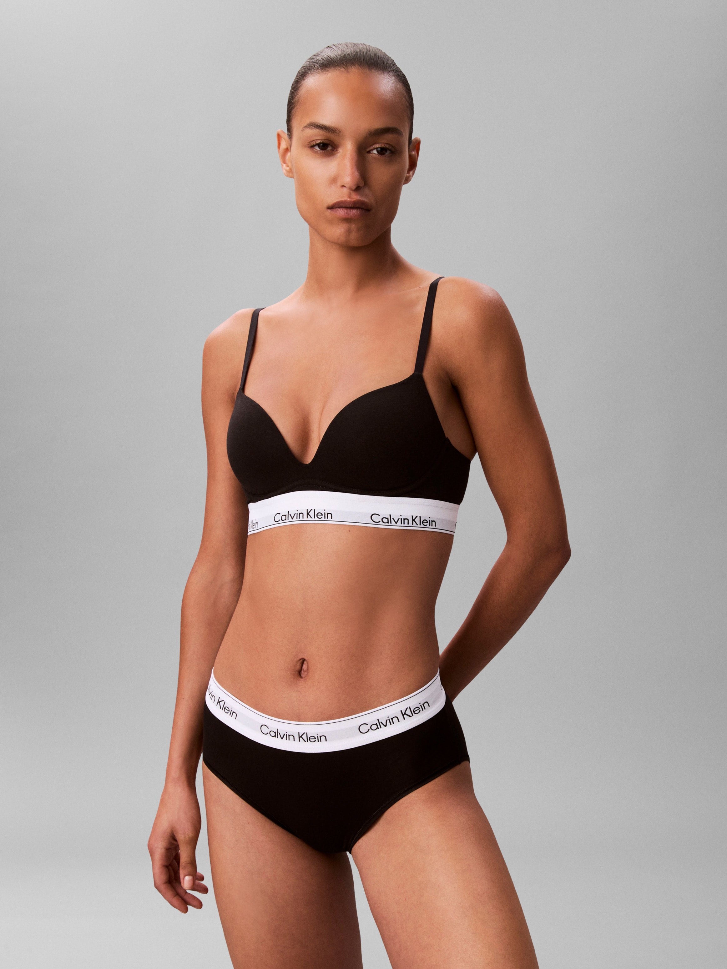 Calvin Klein Underwear Push-up-BH »PLUNGE PUSH UP« mit Logobund