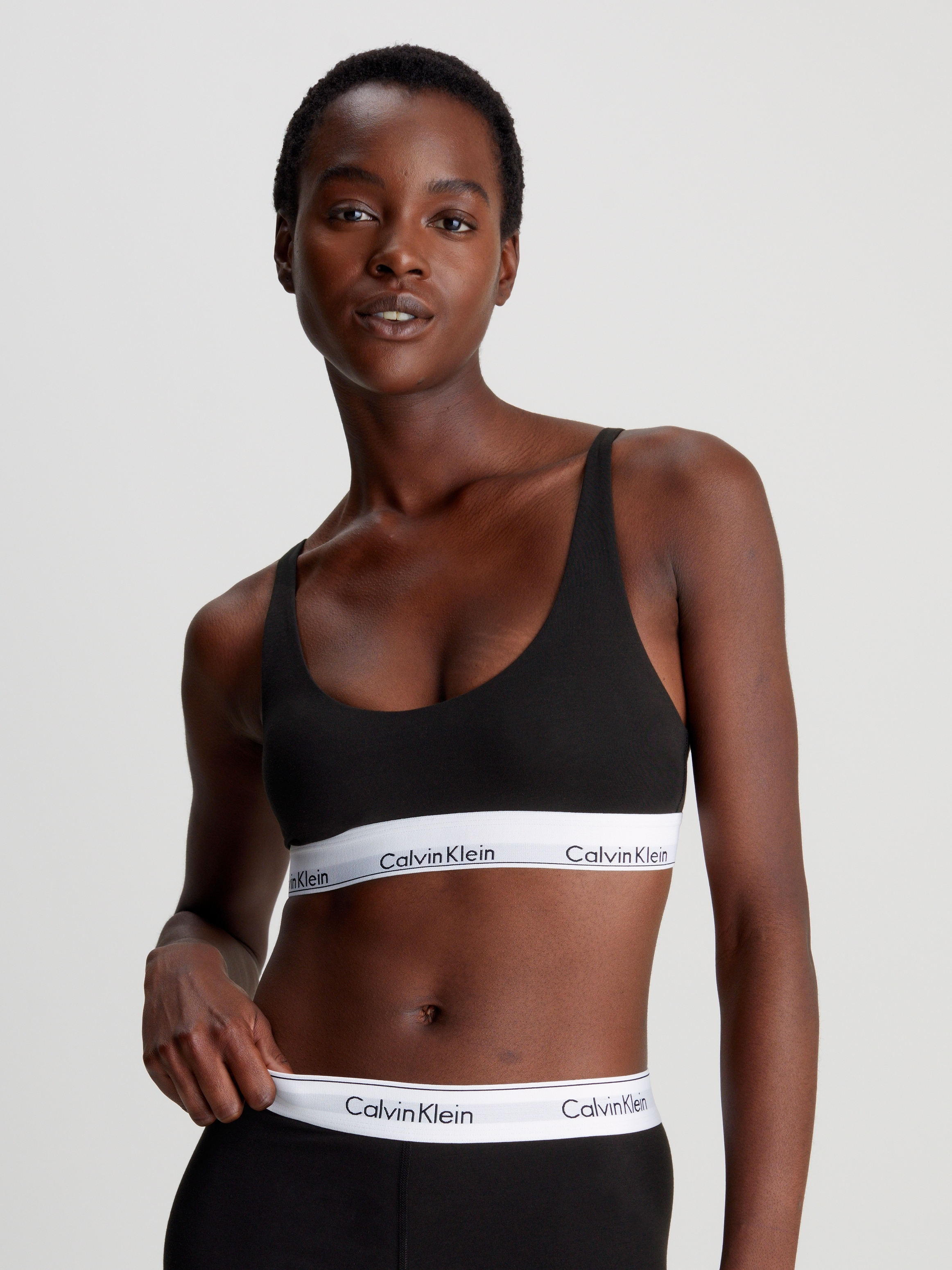 Bralette »LIGHTLY LINED BRALETTE«, mit Logobund