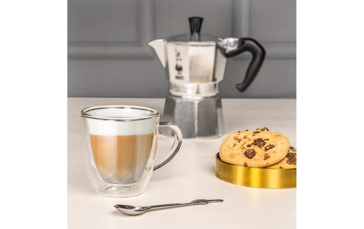 BIALETTI Cappuccinotasse »Capri 160 ml, 2 Stück, Transparent«, (2 tlg.)