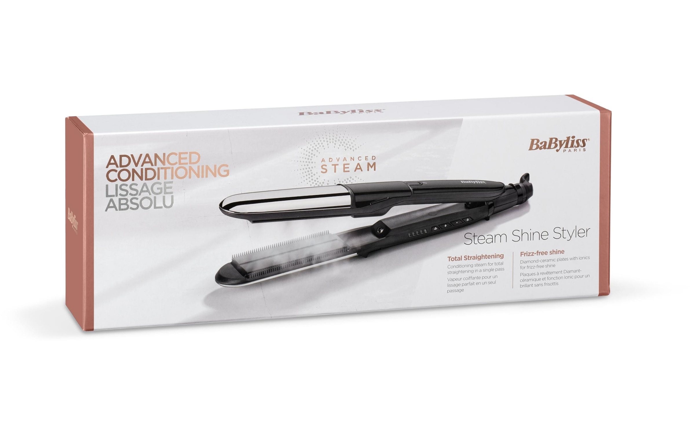 BaByliss Glätteisen »Steam Shine Styler«, Keramik