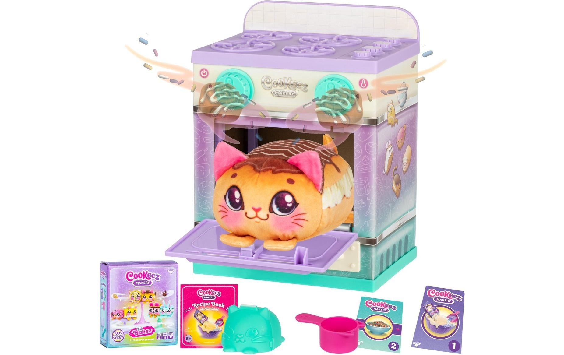 Moose Plüschfigur "Cookez Makery Little Bakez Ofen assortiert" Spielset mit Ofen
