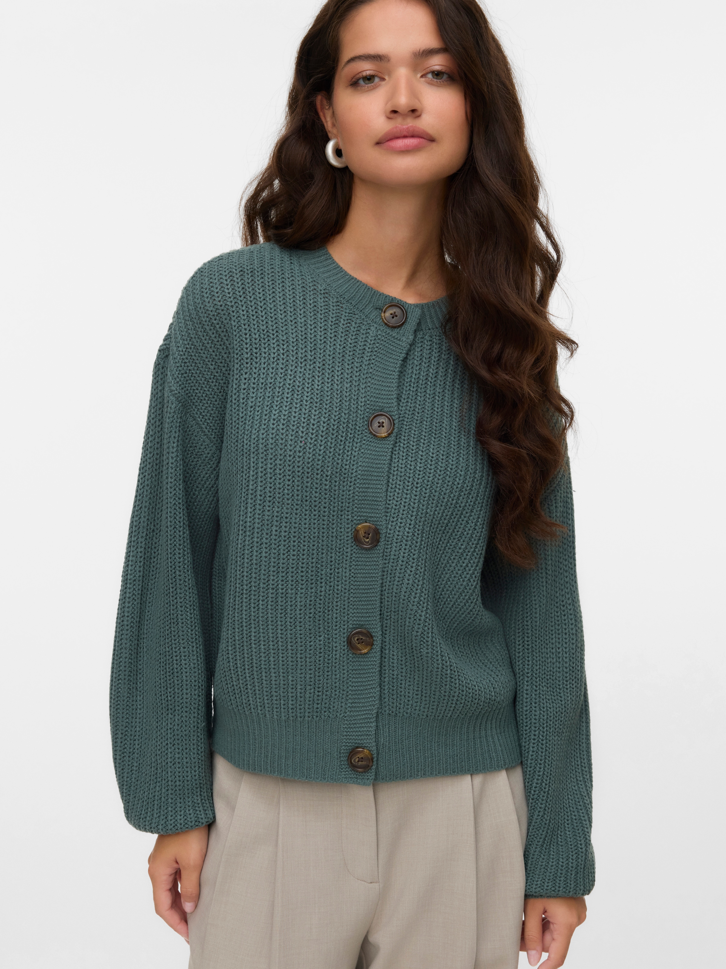 Vero Moda Strickjacke »VMLEA LS O-NECK CARDIGAN NOOS«