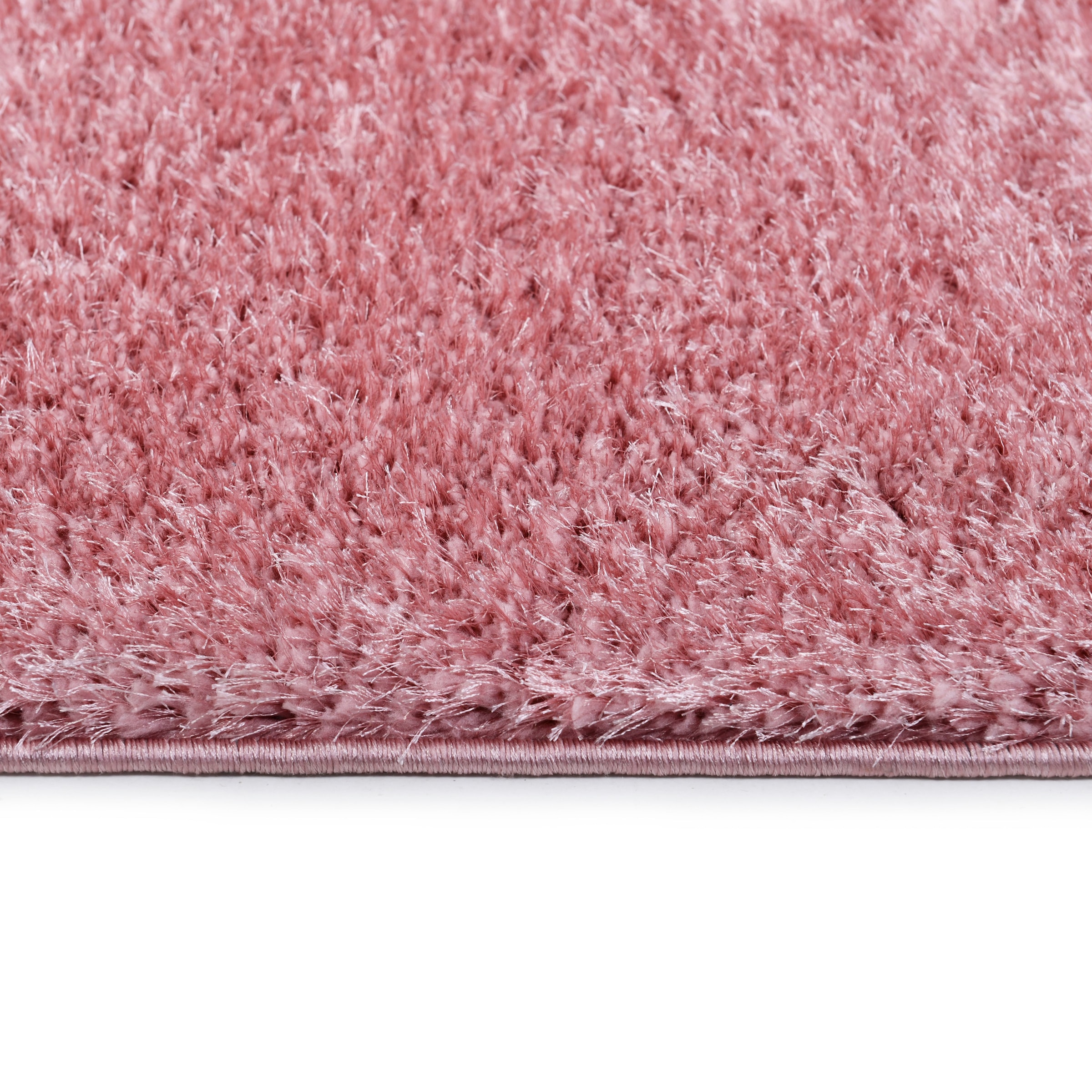 my home Hochflor-Teppich »Malin«, rechteckig, 43 mm Höhe, Shaggy in Uni-Farben, einfarbig, leicht glänzend, besonders weich