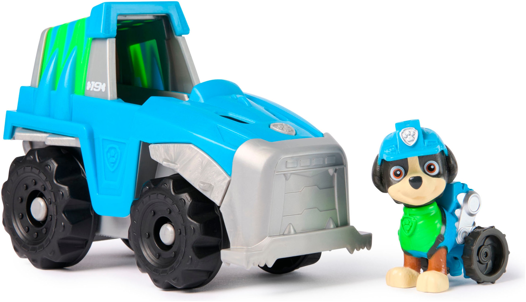 Spin Master Spielzeug-Auto "PAW Patrol, Sust. Basic Vehicle Rex" zum Teil aus recycelten Material