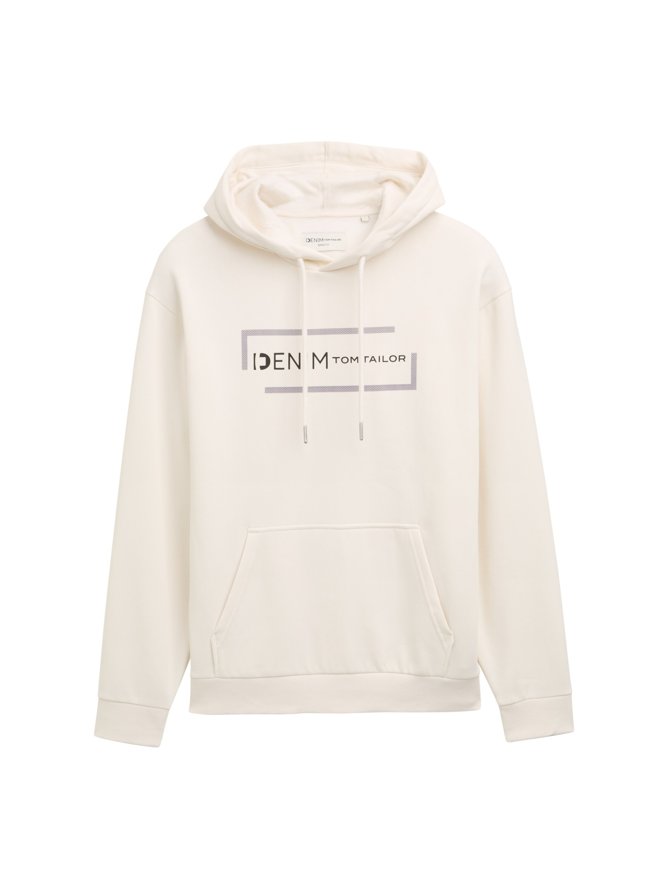 TOM TAILOR Denim Hoodie, mit grossem Logoprint