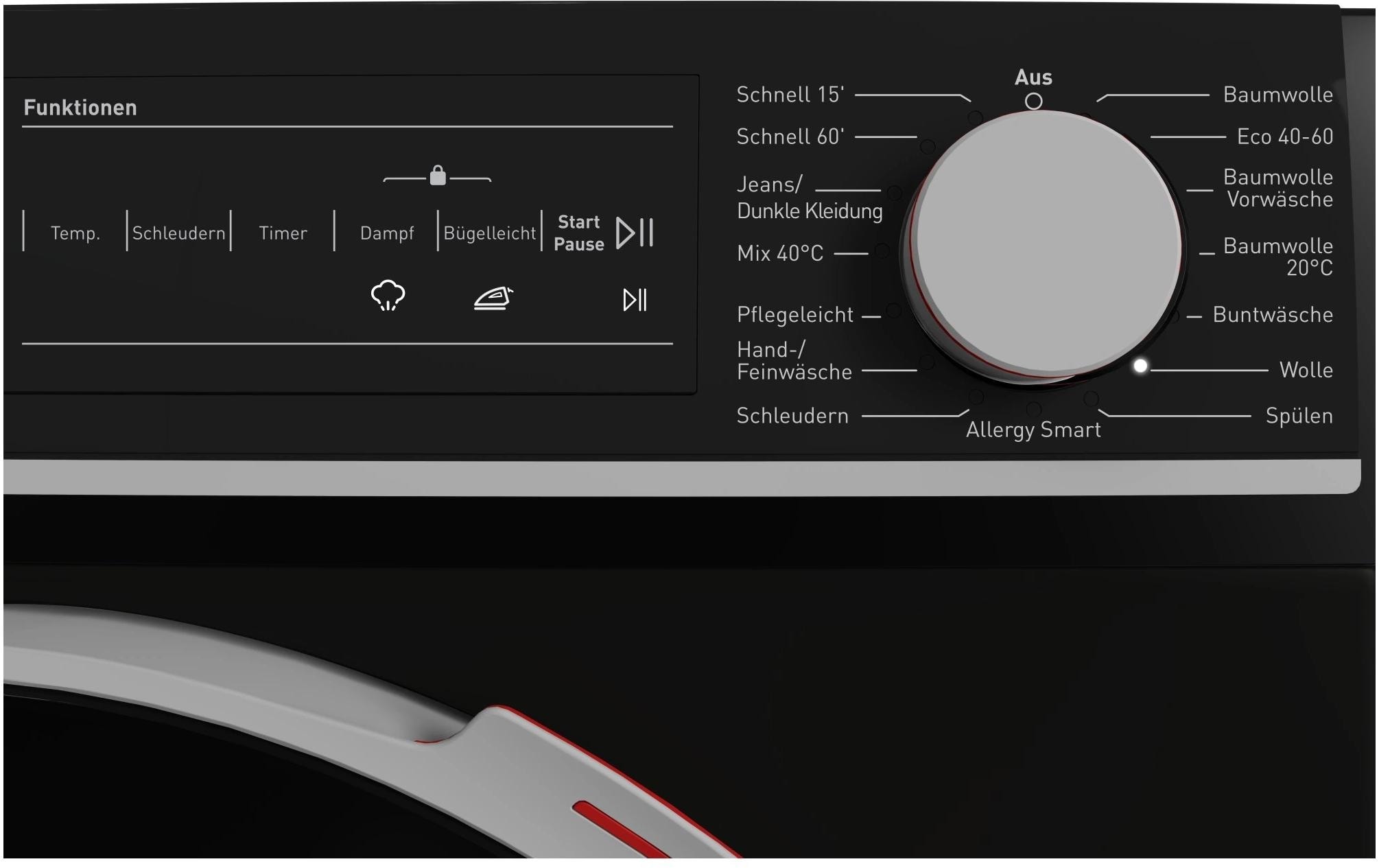 Sharp Waschmaschine »ES-NFH714CBNA-DE Links«, 1400 U/min