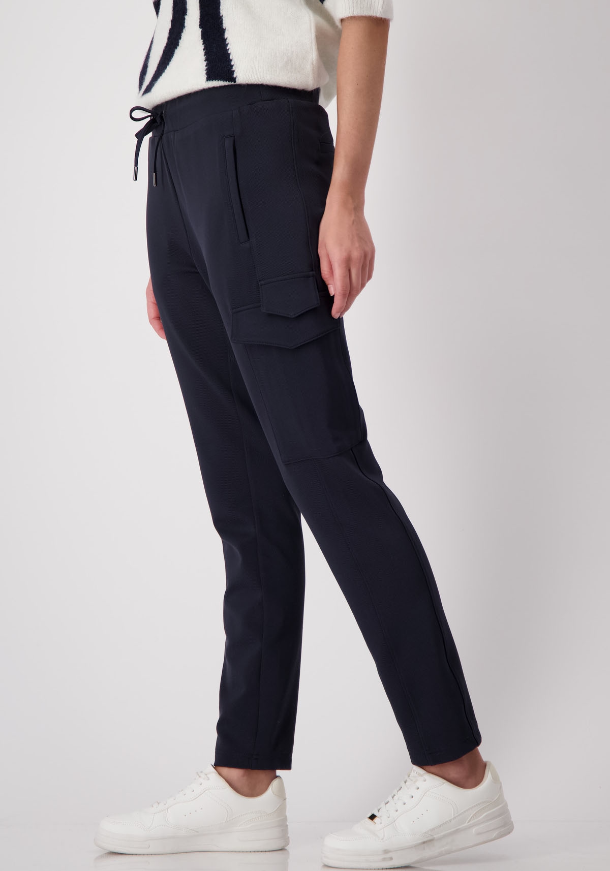 Monari Jogger Pants, mit aufgesetzter Pattentasche