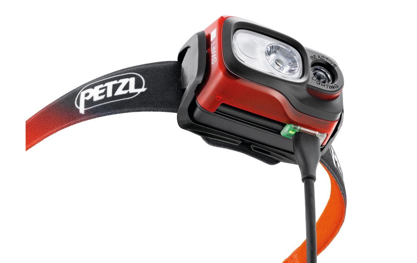 Petzl Stirnlampe »SWIFT RL«, (1 St.), Wasserdicht: IPX4 (wetterfest)