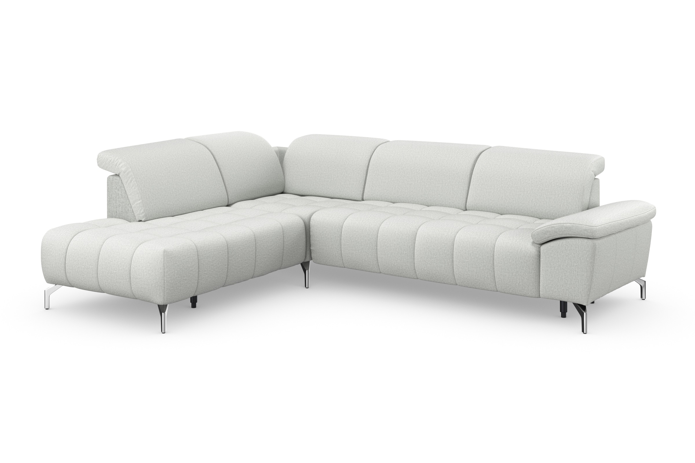 sit&more Ecksofa »Cool L-Form«, wahlweise mit Kopfteilverstellung und Vorziehsitz, motorisch