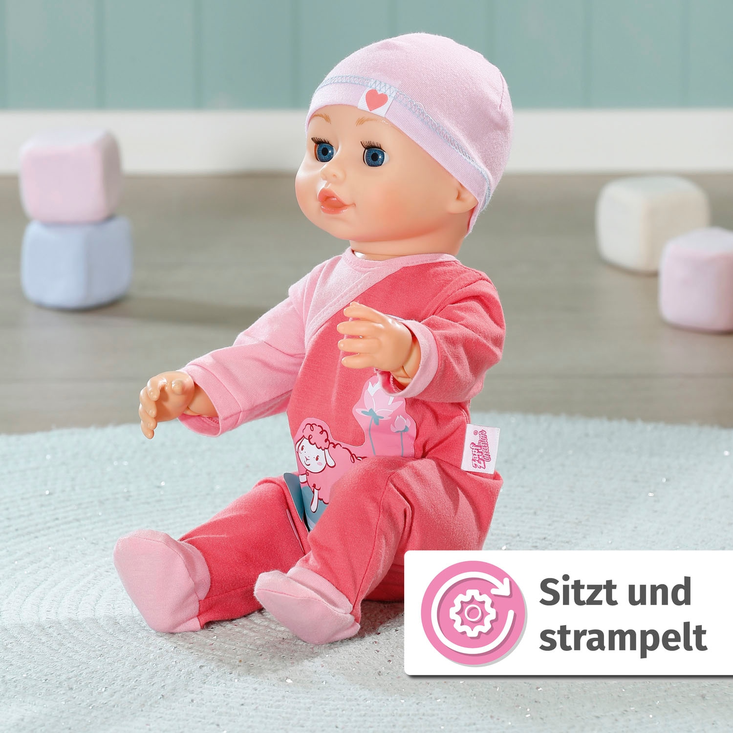 Baby Annabell Babypuppe »Emily Lauf mit mir, 43 cm«, mit Soundfunktion