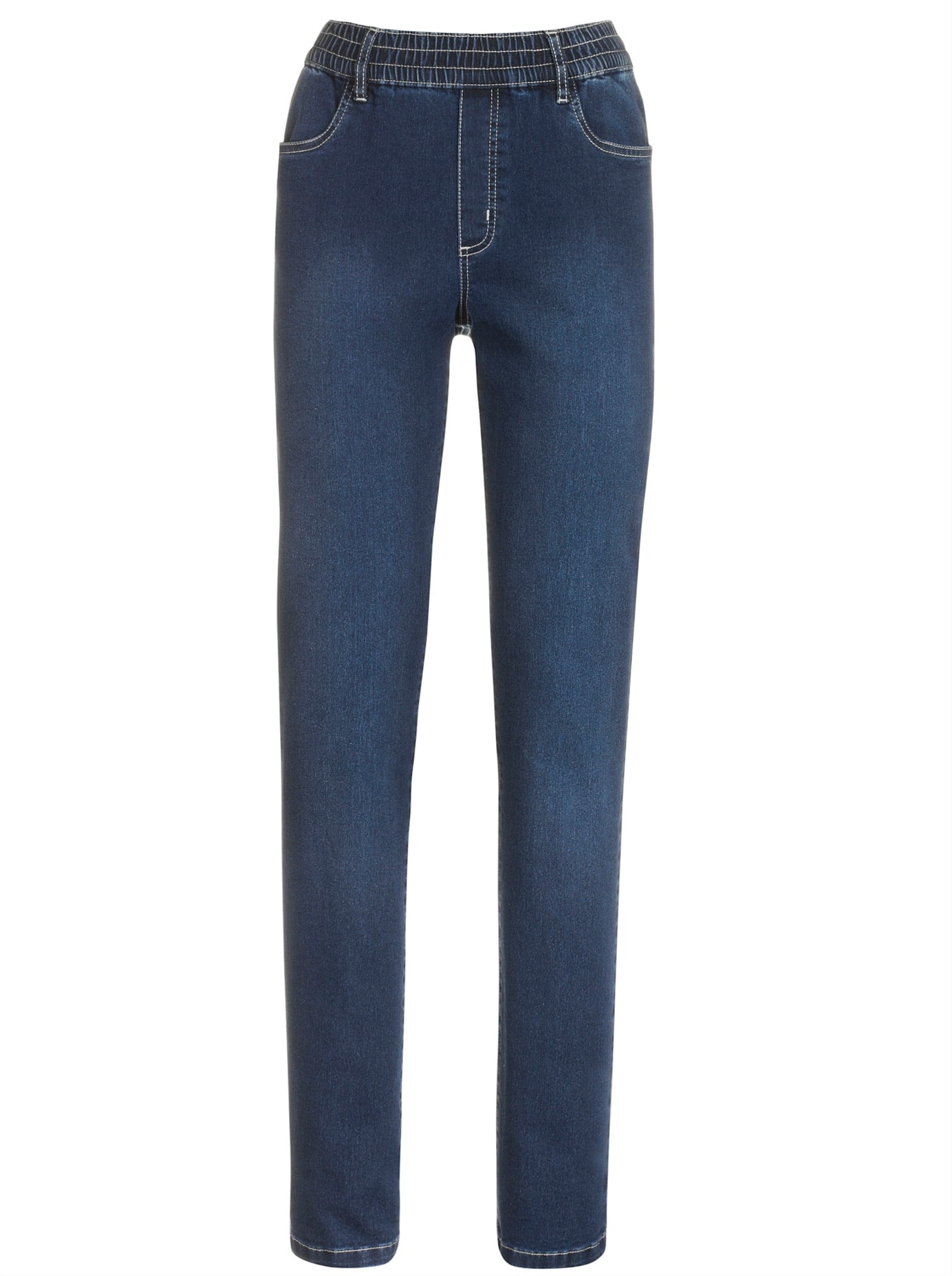 Classic Basics High-waist-Jeans, (1 tlg.)
