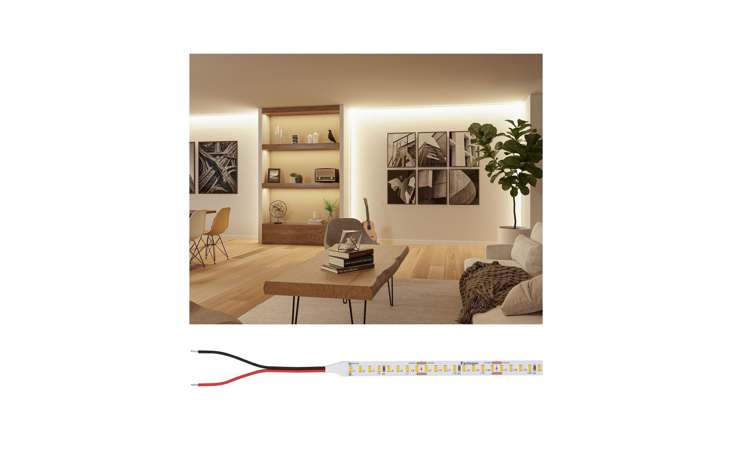 Paulmann LED-Streifen »Silver P150 830 5m 50W 160LEDs/m 3000K«, 800 St.-flammig